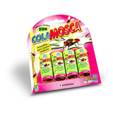 5 Peças - Fita Rolo Cola Mosca Mosquito Armadilha Mosca 4uni
