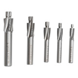 5 Peças Hss Counterbore End Fill M3-m8 Slotting Tool Milling