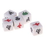 5 Peças Tradicional Jogo De Tabuleiro Casino Mahjong Dices S