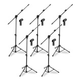 5 Pedestais Convencionais Arcano P/ Microfone