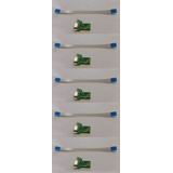 5 Placa Usb Jds040 + 5 Cabo Flat 12 Vias P\ Ps4