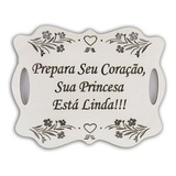 5 Placas Casamento Mdf Noiva Entrada Igreja Personalizada P7
