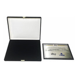 5 Placas Homenagem C/ Estojo Camurça Preto 21x15 Personaliz.
