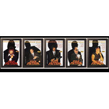 5 Quadro Pôsters C.moldura Pulp Fiction Quentin Tarantino