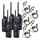 5 Rádio Intelbras Rc3002 Uhf Walkie Talk E 5 Fone De Ouvido