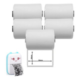 5 Rolos Etiqueta Adesiva 50x30 Impressora Gatinho Gato