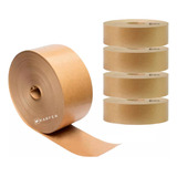 5 Rolos Fita Gomada 70mm Sem Reforço 5 Kg - Envio Imediato