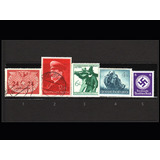 5 Selos Alemanha Terceiro Reich Segunda Guerra Mundi Lote 7