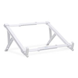 5 Suporte P/notebook Plástico Regulável Branco Reliza