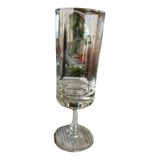 5 Taças De Cristal Lisa, Antigas Para Champanhe.