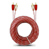 5 Unidade Cabo Rca 5m Stetsom Blindado Serie Bronze Coaxial