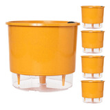 5 Vaso Raiz Autoirrigável Grande N4 Para Planta/flor/tempero