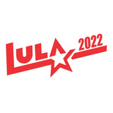 5 Adesivo Lula Presidente 2022 30x12