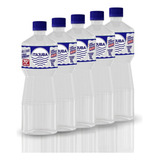 5 Álcool Líquido 70 500ml Desinfetante Hospitalar Higien Gel