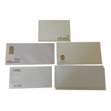 5 Antigos Envelope E Papel Carta