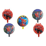 5 Balão Bexiga Homem Aranha Decoração