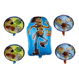 5 Balão Metalizado Decoração Toy Story P Festa C Redondo 