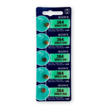 5 Baterias Sony 364 Sr621 Orig Ag1 Lr620 Lr621 Lr60 Relógio