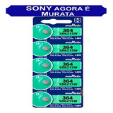 5 Baterias Sony 364 Sr621 Orig Ag1 Lr620 Lr621 Lr60 Relógio