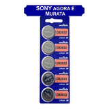 5 Baterias Sony Cr2032 3v Relógio Pc Camera Digital