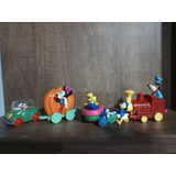 5 Bonecos Miniatura Turma Do Mickey