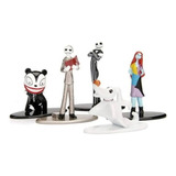 5 Bonecos Nano Metal Tim Burton Estranho Mundo Jack 25 Anos