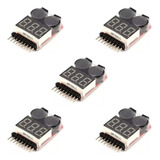 5 Buzzer Teste Alarme Monitor De Voltagem Bat Lipo E Life