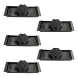5 Caixa De Luz Teto Suporte Para Laje 30cm Caixinha Preta