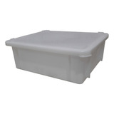 5 Caixa Plástica Organizadora 650 Freezer Com Tampa 15l