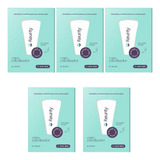5 Caixas Fleurity Porta Coletor E Esterilizador Cor Tiffany