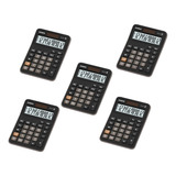 5 Calculadora Casio Mx 12b Preta De Mesa 12 Dígitos Nf Lacre