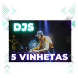5 cinco Vinhetas Dj Rádio profissional Com Até 10s