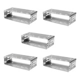 5 Cintas Rádio Universal Top Prata Gaveta Fixação Cd Pioneer