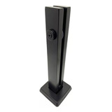 5 Coluna Torre Preto Fosco Inox 30cm Guarda Corpo Para Sacada Corrimão Blindex Pronta Entrega Inox 304