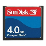 5 Compact Flash Sandisk 4gb Cartão