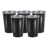 5 Copos Termico Liso 300ml Em Alumínio Bar Utilidades Barato