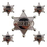 5 Distintivos De Xerife Policial Estrela