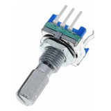 5 Encoder Rotativo Com Chave 5 Terminais Potenciômetro Ec11