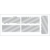 5 Espatulas Inox Para Bolo Decorar Modelar E Alisar 20cm