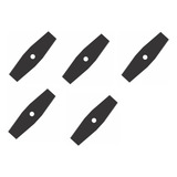 5 Faca Lâmina Roçadeira 2 Pontas 350mm Furo 1pol Berg 25 4mm