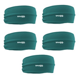 5 Faixas De Cabelo Headband Elástica Proteção Uv50 