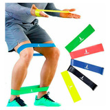 5 Faixas Elásticas Exercício Yoga Pilates Mini Band Loop