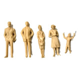 5 Figuras S pintar H 7cm Esc 1 32 Escala P Maquete 1 30