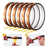 5 Fita Adesiva Sublimação Para Caneca Sublimática Térmica 6mm X 33m Mecolour