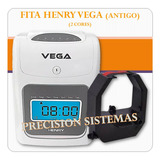 5 Fitas De Impressão Relógio Ponto Henry Vega Antigo