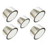 5 Fitas Metalizadas Manta Termica Ar Condicionado 48mm X 50m