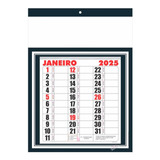 5 Folhinha Calendario Comercial 27x37cm De Parede Lisa