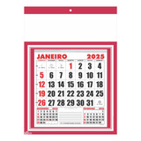 5 Folhinhas Calendário De Parede 27x37 Empresa Escritório