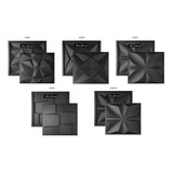 5 Formas Para Gesso 29x29cm 5 Modelos Monte Seu Kit Cor Preta