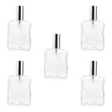 5 Frascos P Perfume Dia Dos Pais Vidro 100ml Valv Spray Luxo